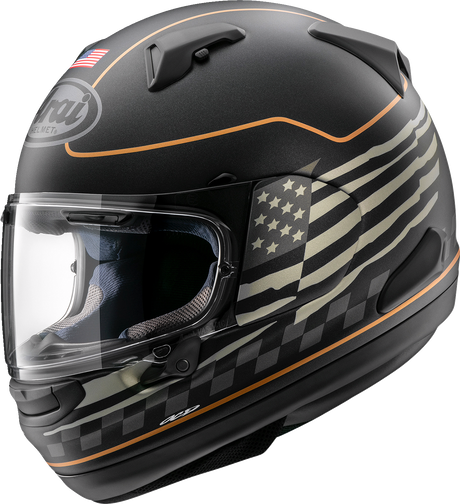 Signet-X Helmet - US Flag - Black Frost - XS