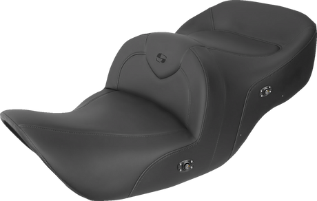 RoadSofa™ Seat - without Backrest - Black w/ Black Stitching - Heated - GL1800 \'01-\'10 2001 - 2010