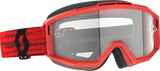 Split OTG Goggles - Dark Red - Clear Works