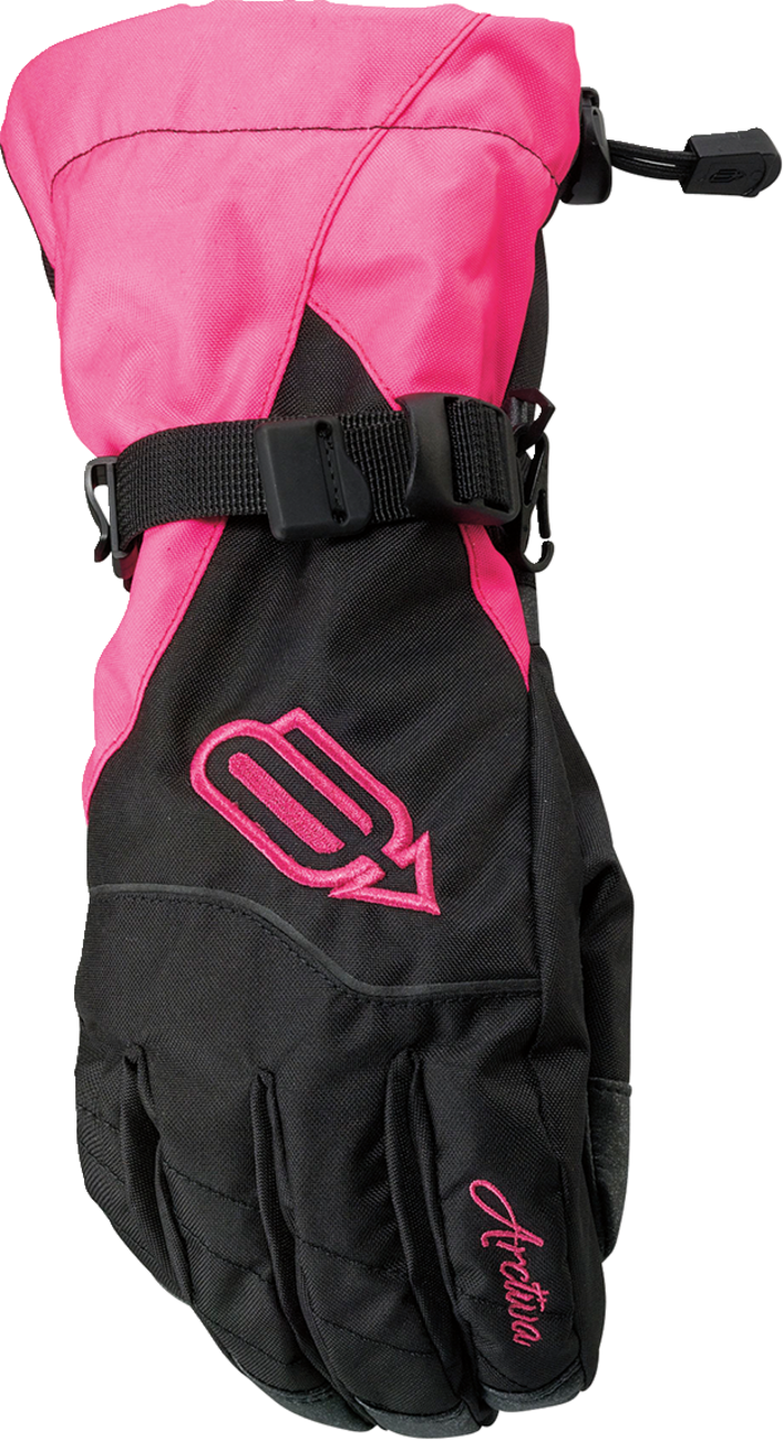 Women\'s Pivot Gloves - Black/Pink - Medium