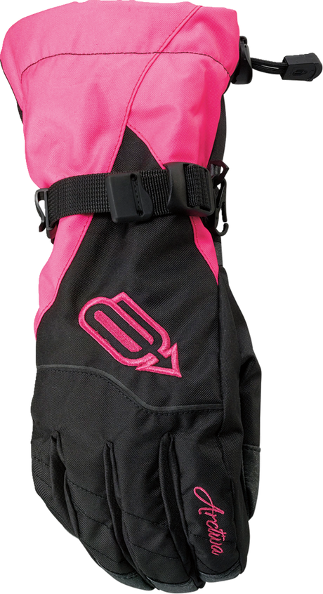 Women\'s Pivot Gloves - Black/Pink - 2XL