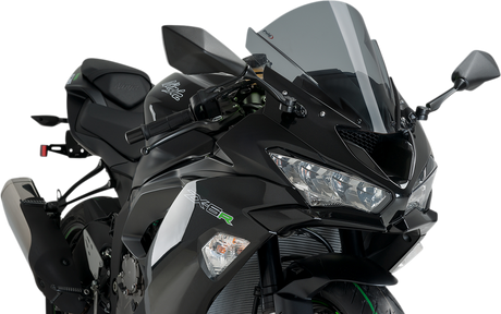 Race Windscreen - 13-3/4\" - Dark Smoke - ZX-6R 2008 - 2023