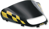 Windshield - Black/Yellow Checkered - Ski Doo 1998 - 2001