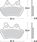 Sintered Brake Pads - Harley-Davidson 2000 - 2006