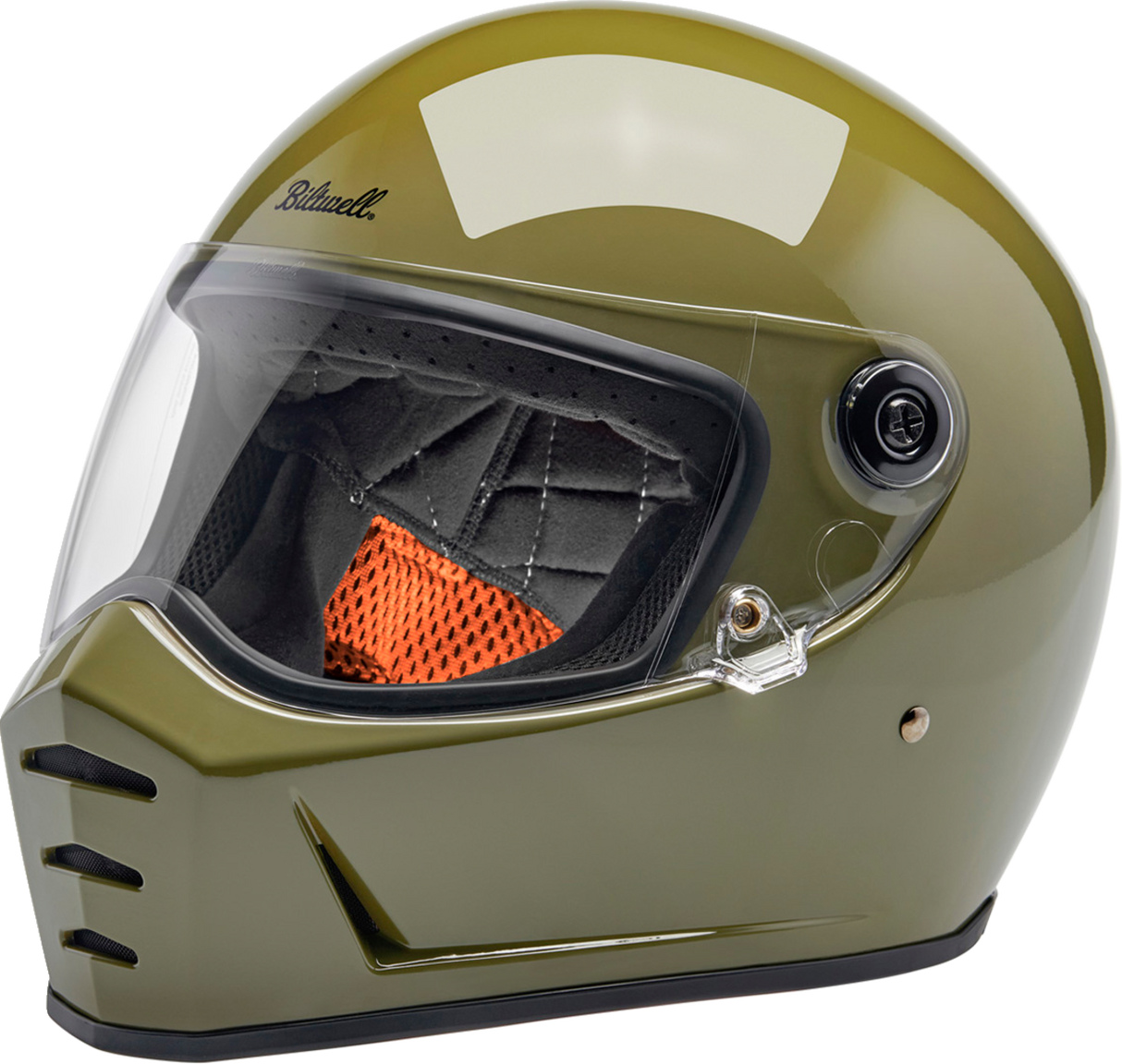 Lane Splitter Helmet - Gloss Olive Green - 2XL