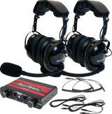 Intercom/Headset Kit - 2-Seat - Black