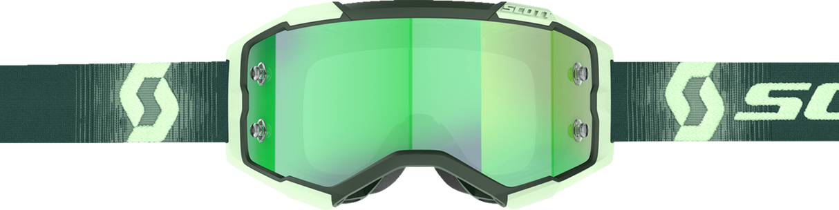 Fury Goggle - Dark Green/Mint - Green Chrome