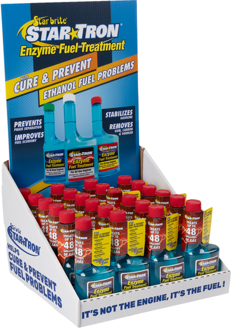 Enzyme Fuel Treatment - 8 U.S. fl oz. Each - 24 Pack with Display