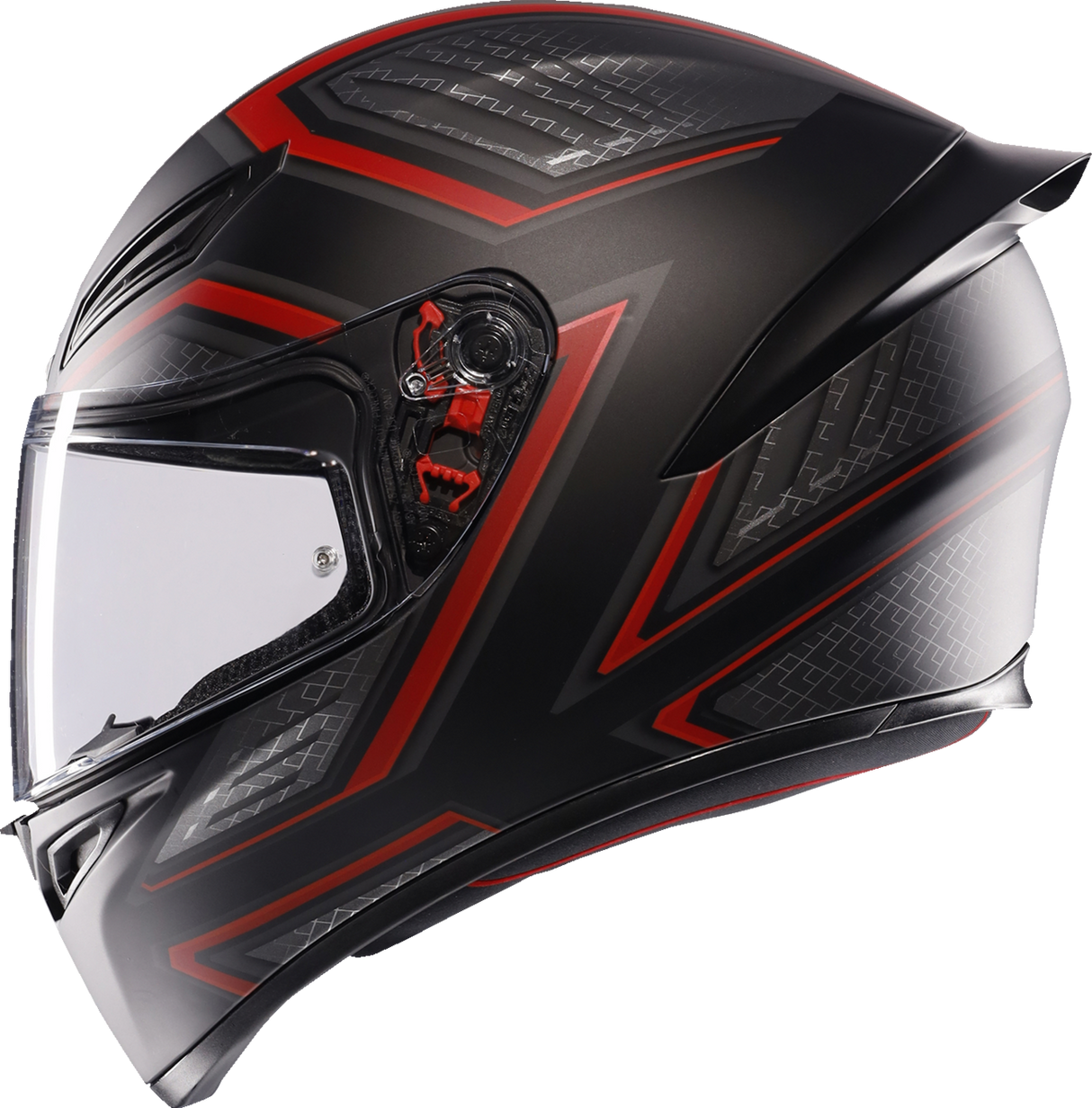 K1 S Helmet - Sling - Matte Black/Red - Large