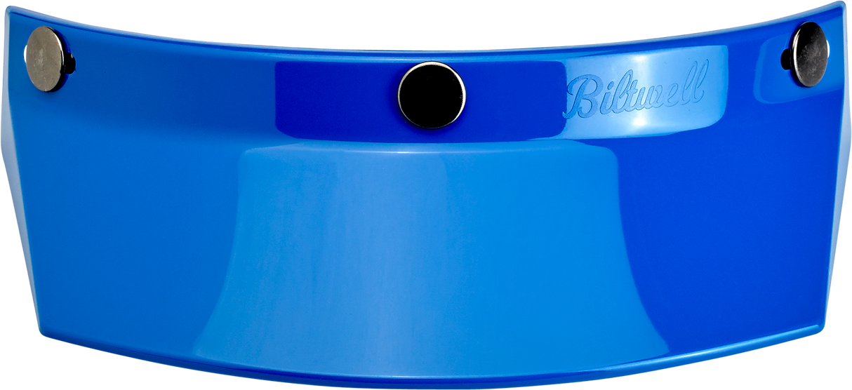 Moto 3-Snap Visor - Blue