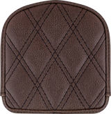 Sissy Bar Pad - Lattice Stitched - Brown