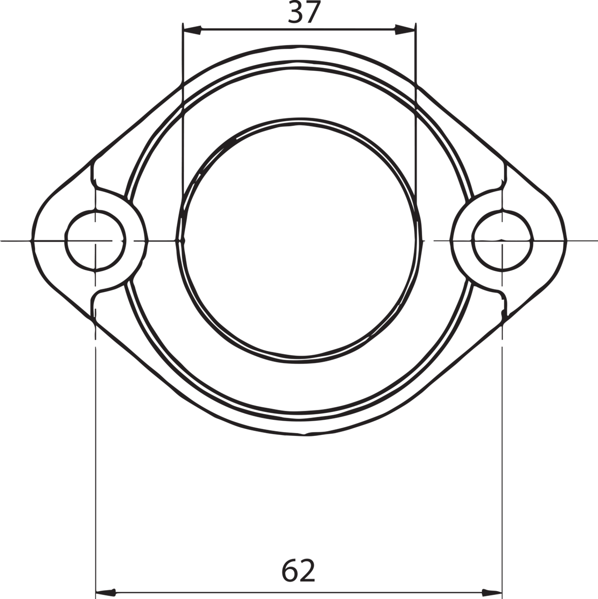 Carburetor Mounting Flange - Polaris 1999 - 2023