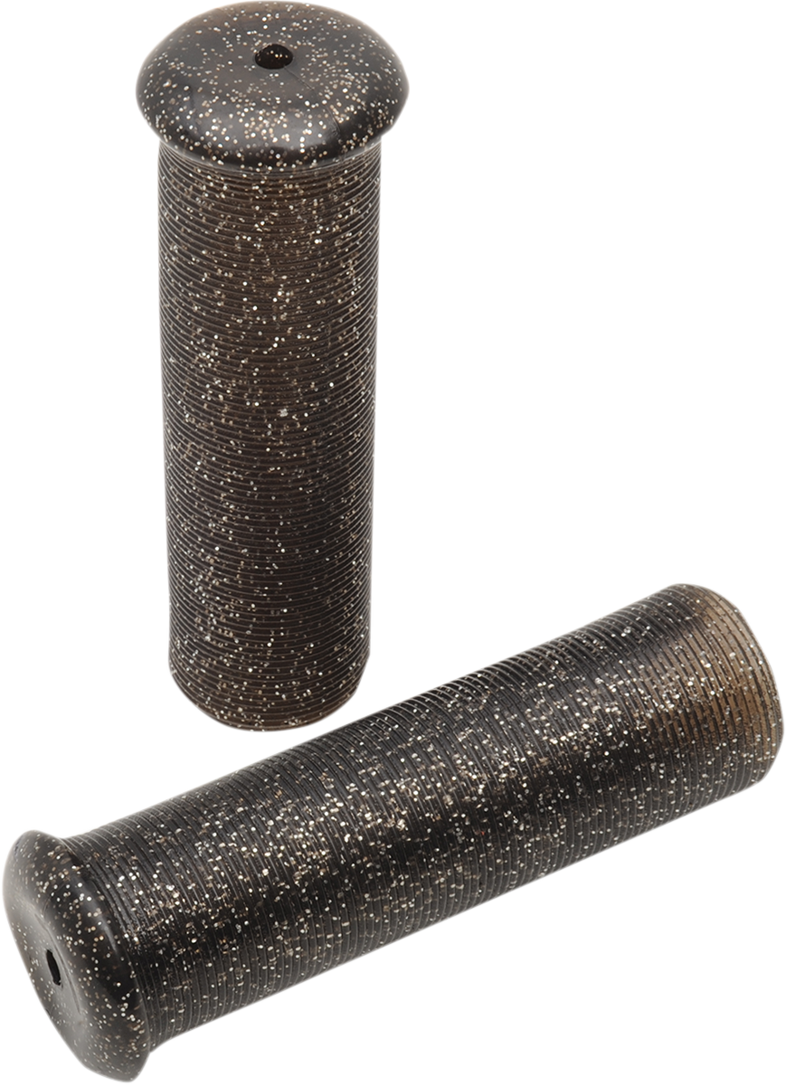 Grips - Retro - Metal - 7/8\" - Black