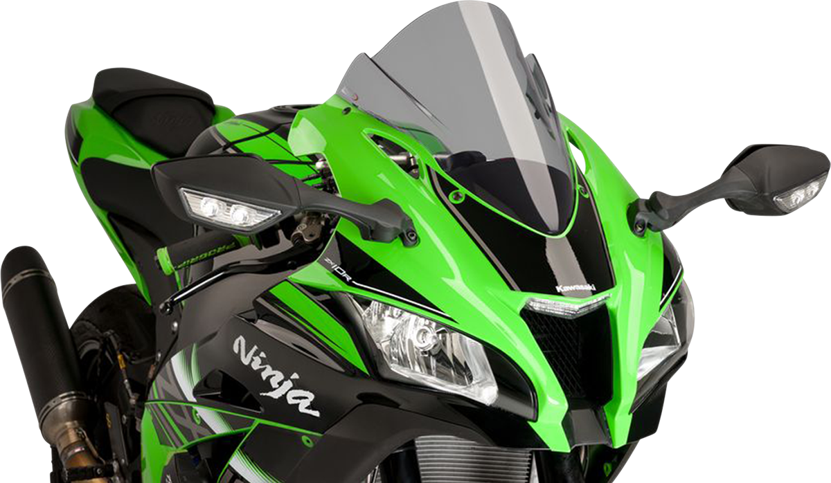 Race Windscreen - 14-1/4\" - Smoke - ZX10R 2016 - 2020