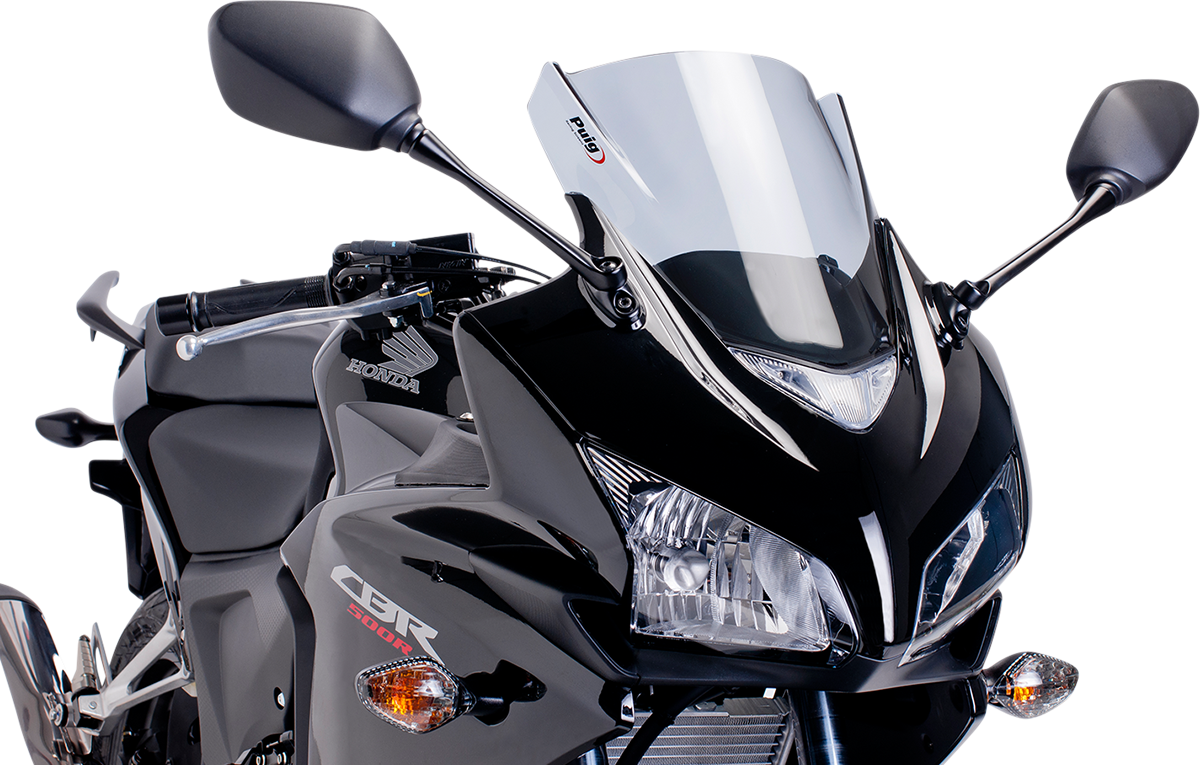 Race Windscreen - 12-3/8\" - Smoke - CBR500RR/RA 2013 - 2015