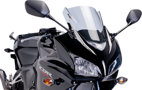 Race Windscreen - 12-3/8\" - Smoke - CBR500RR/RA 2013 - 2015