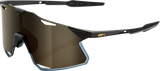 Hypercraft Sunglasses - Matte Black - Gold Mirror Lens