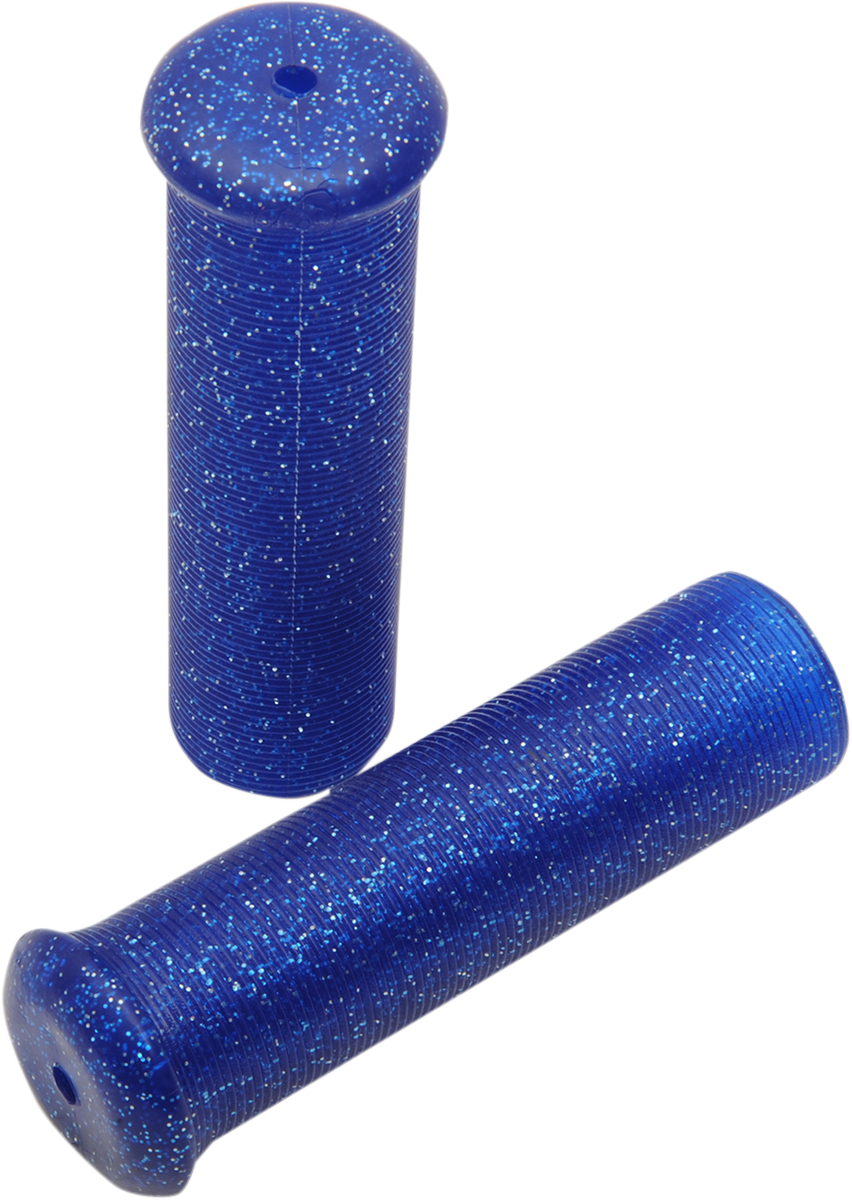 Grips - Retro - Metal - 7/8\" - Blue