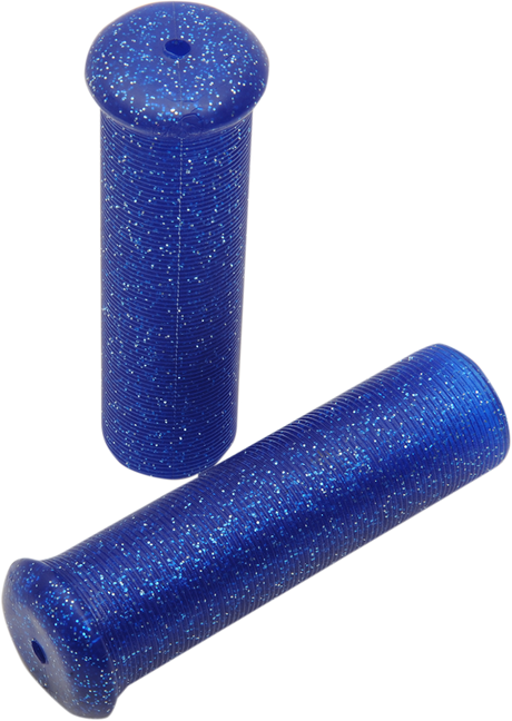 Grips - Retro - Metal - 7/8\" - Blue