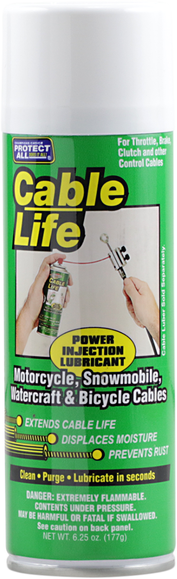 Cable Life Lubricant - 6.25 oz. net wt. - Aerosol