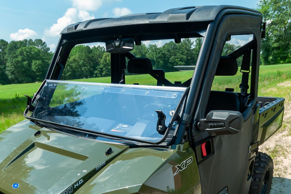 Folding Windshield - Hard Coated Polycarbonate - Ranger 2015 - 2017