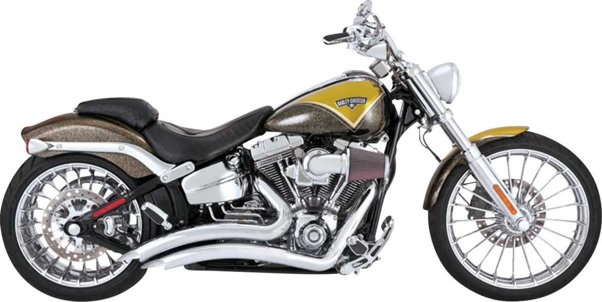 Big Radius Exhaust System - Chrome 2013 - 2017