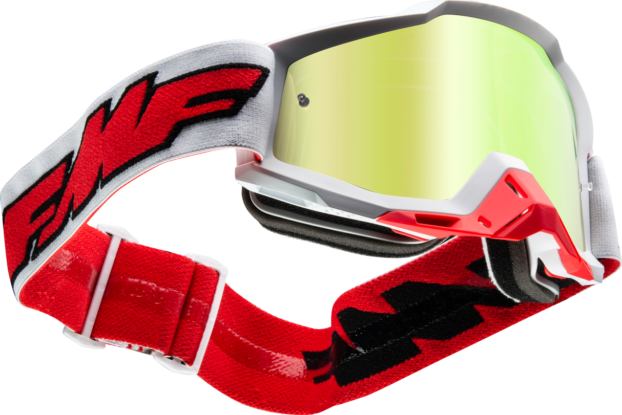 PowerBomb Goggles - Rocket - White - True Gold