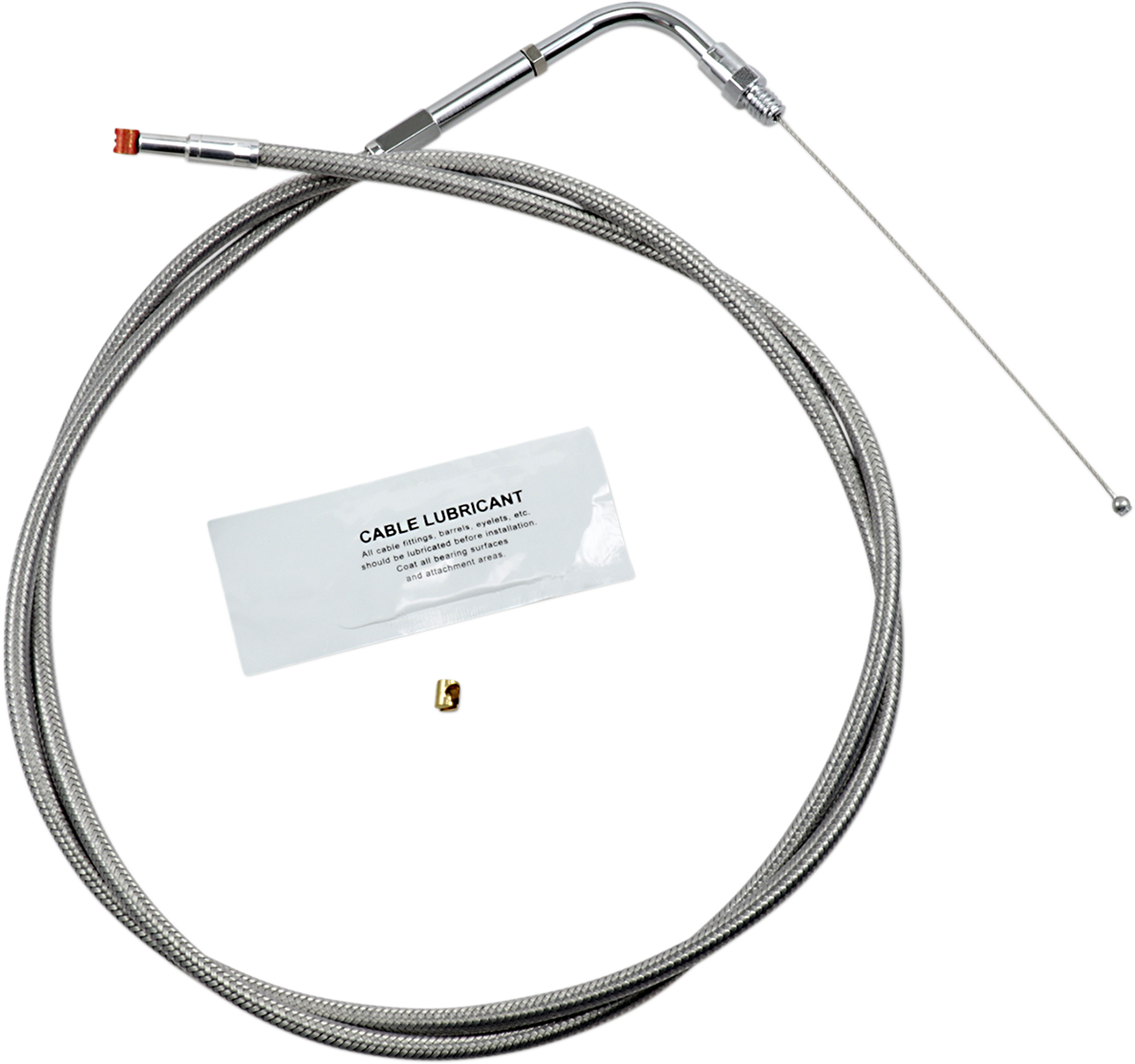 Throttle Cable - +8\" - Stainless Steel 1990 - 1995