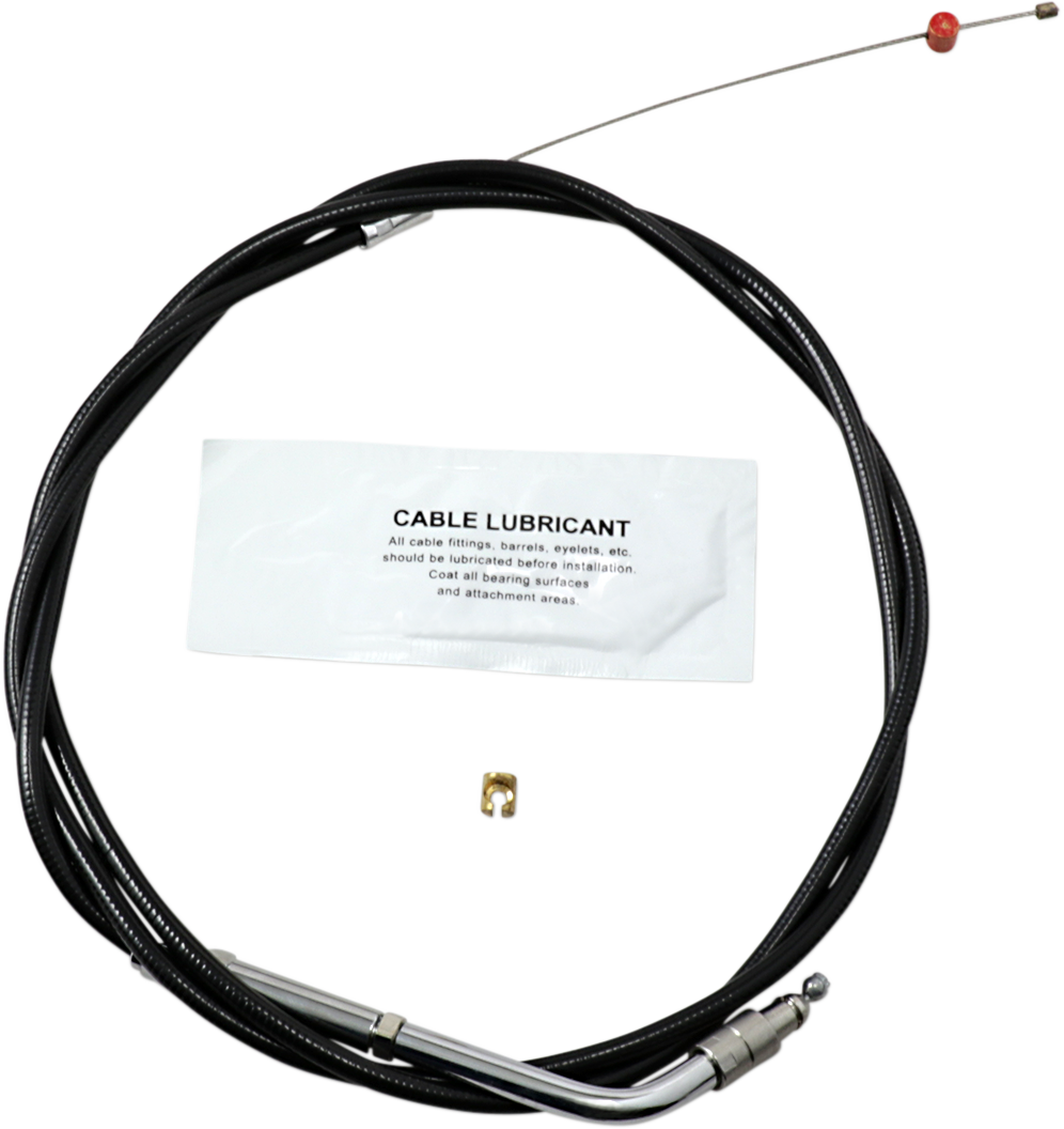 Throttle Cable - +6\" - Black 2007 - 2007