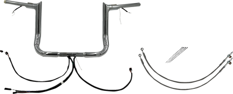 Handlebar Kit - Pointed Top - 12\" - Chrome 2014 - 2015