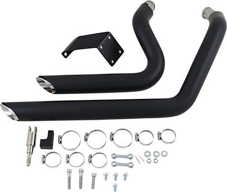 Shortshots Staggered Exhaust System - Black 1999 - 2003