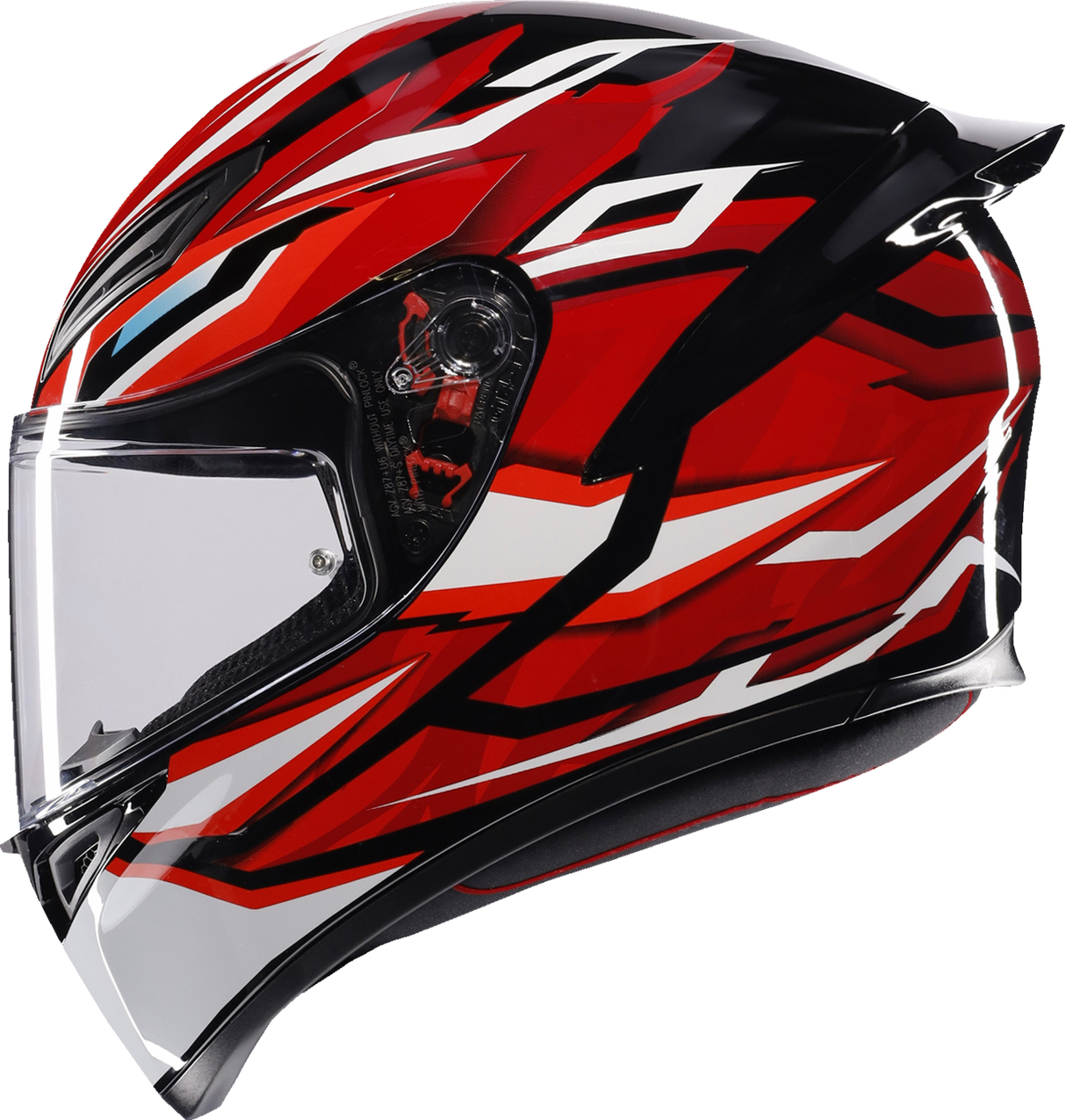 K1 S Helmet - Lion - Black/Red/White - Large