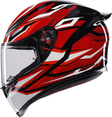 K1 S Helmet - Lion - Black/Red/White - Large