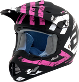 FX-17Y Helmet - Attack - Matte Black/Fuchsia - Large