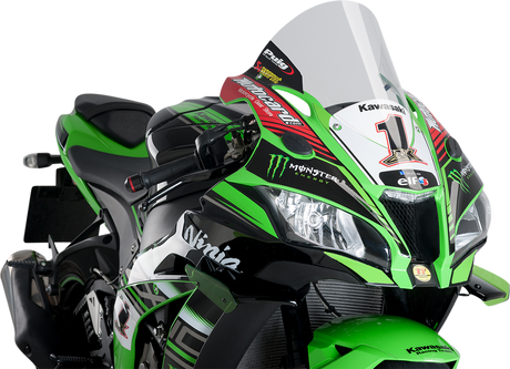 Race Windscreen - 14-1/4\" - Clear - Kawasaki 2016 - 2020