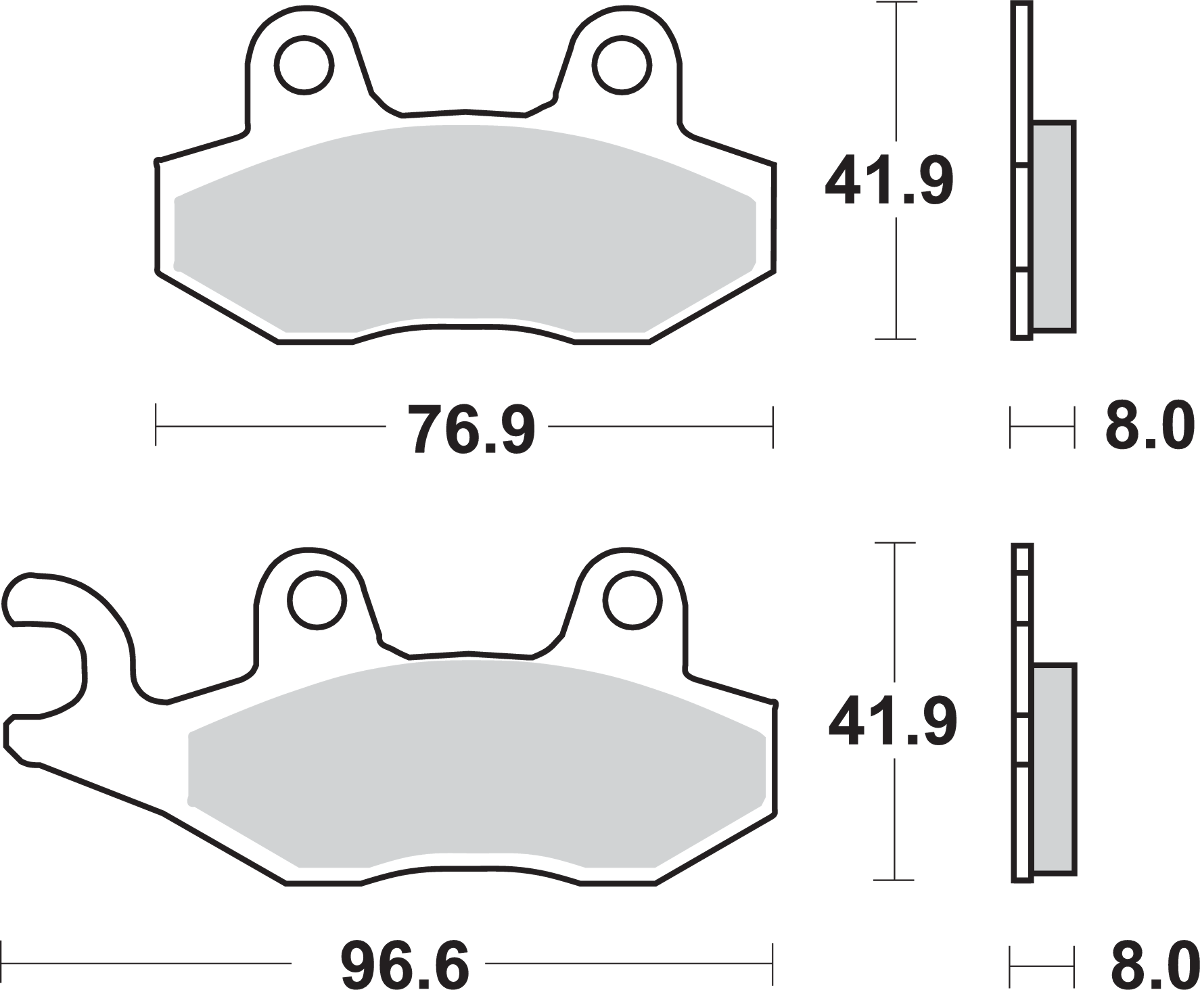 LS Brake Pads - Triumph - 611LS 2019 - 2020