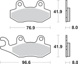 LS Brake Pads - Triumph - 611LS 2019 - 2020