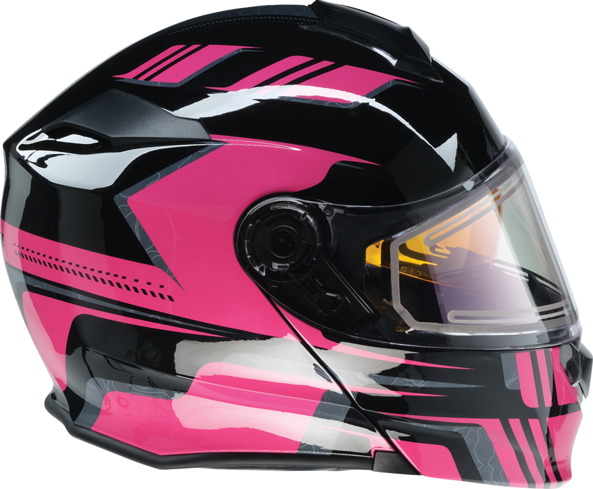 Solaris Snow Helmet - First Tracks - Black/Pink - XL