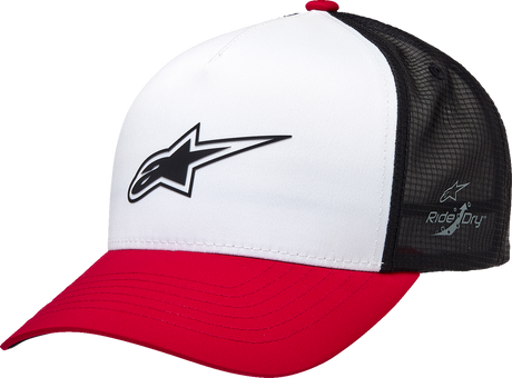 Advantage Tech Trucker Hat - White/Red/Black - One Size