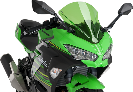 Race Windscreen - 15-3/4\" - Green - Kawasaki 2018 - 2024