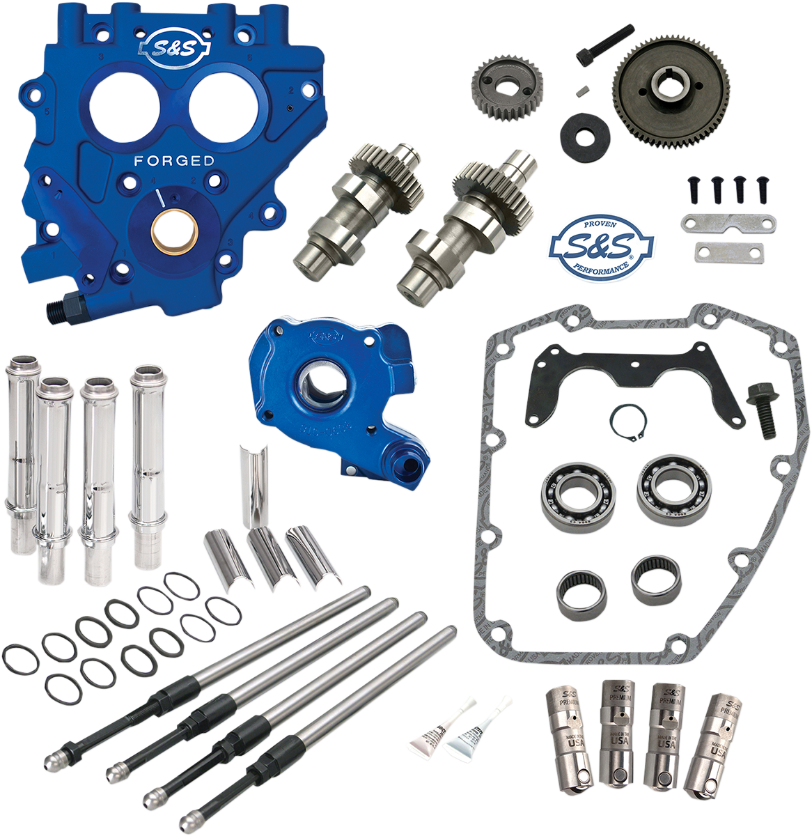 Cam Chest with Plate Kit - 509G - Standard Cams - Twin Cam 1999 - 2006