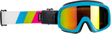 Overland 2.0 Goggles - Tri-Stripe - Cyan/Jet Boat