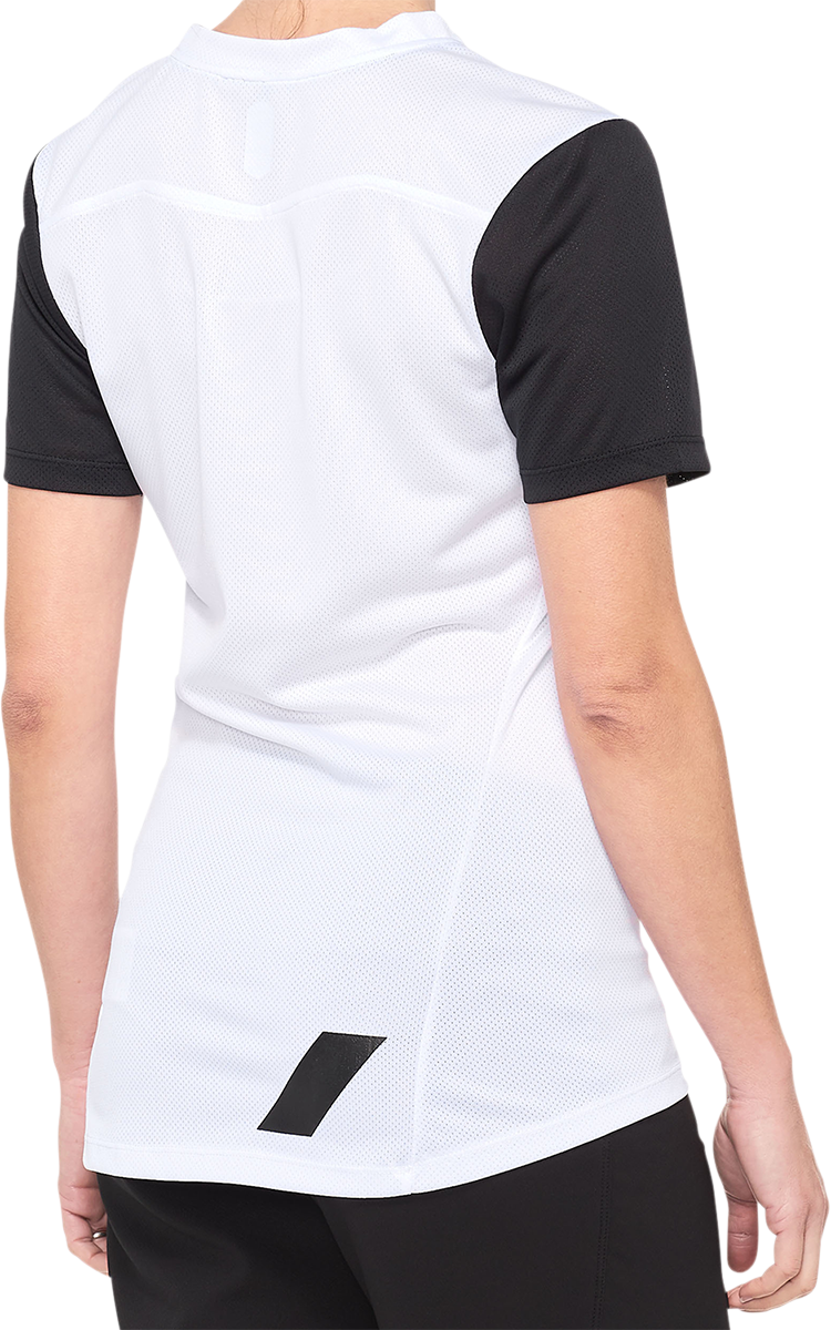 Women\'s Ridecamp Jersey - Short-Sleeve - White/Black - Small