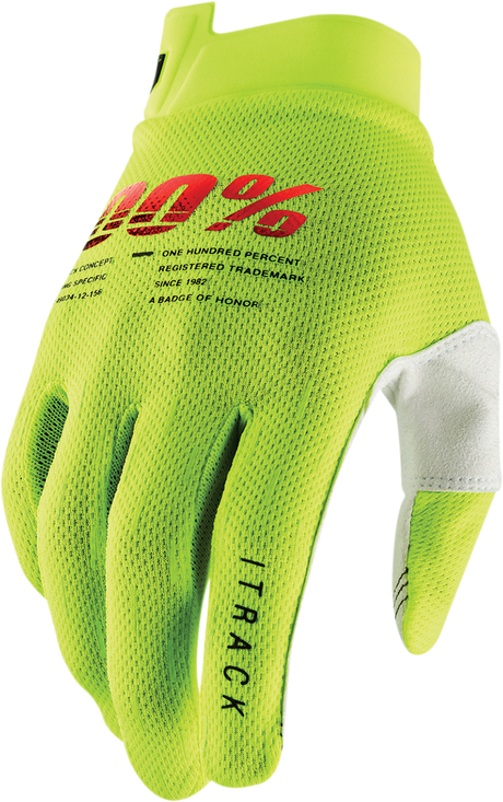 iTrack Gloves - Fluo Yellow - Small