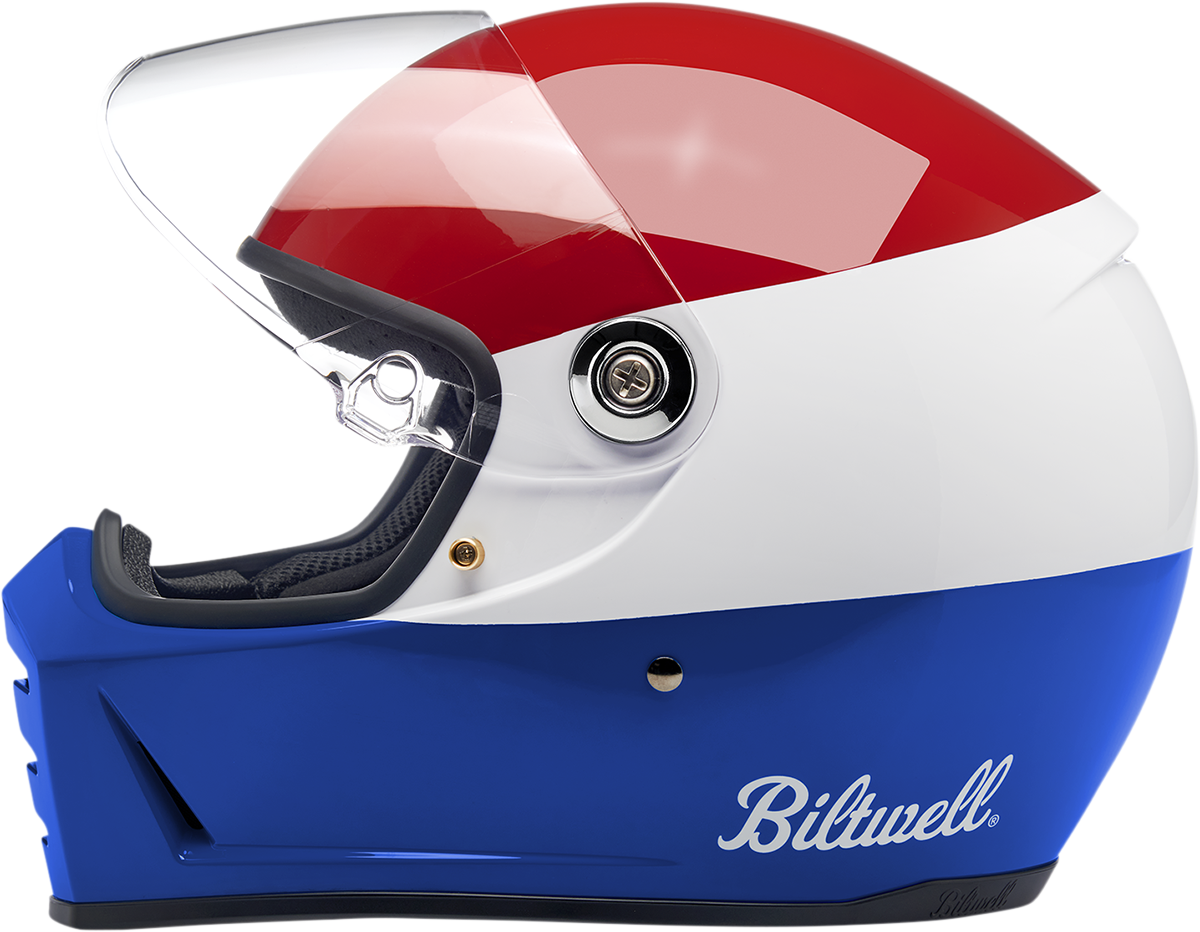 Lane Splitter Helmet - Gloss Podium Red/White/Blue - XS