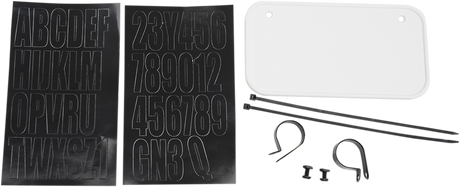 ATV License Kit - White