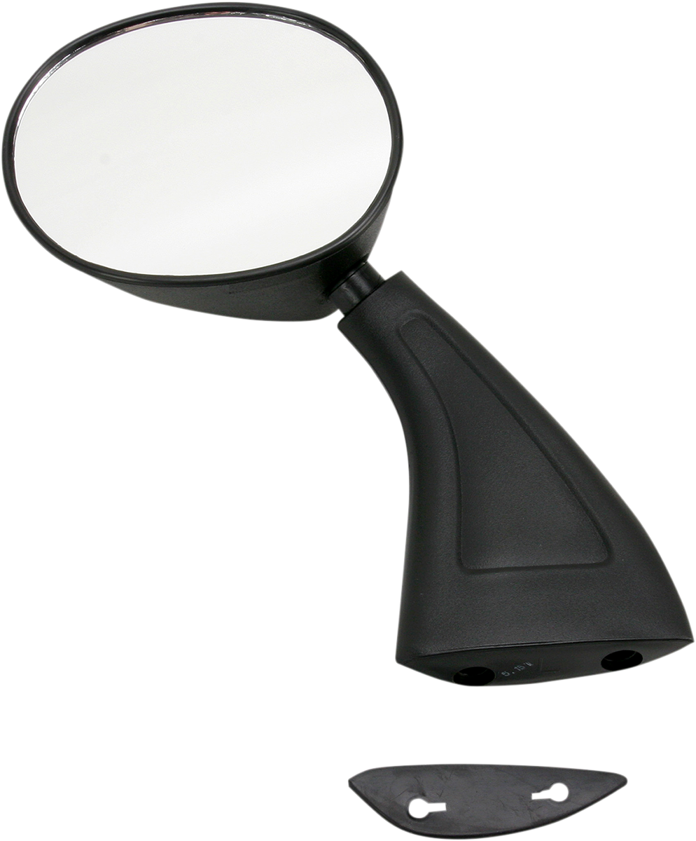 Mirror - Side View - Round - Black - Left 1988 - 1997