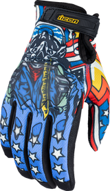 Hooligan™ Flyboy CE Gloves - Blue - Small