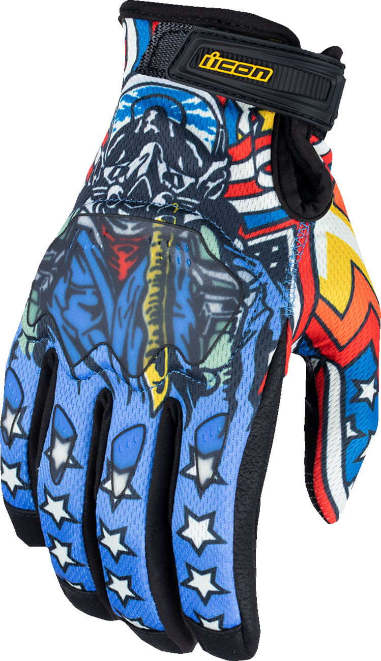 Hooligan™ Flyboy CE Gloves - Blue - 3XL