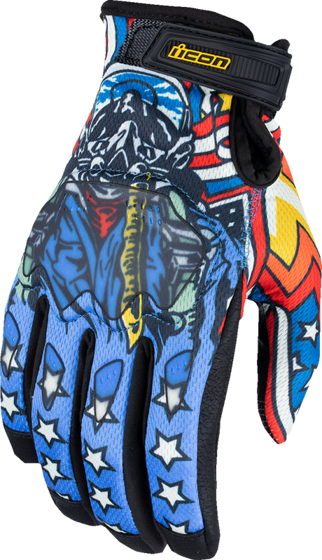 Hooligan™ Flyboy CE Gloves - Blue - Small